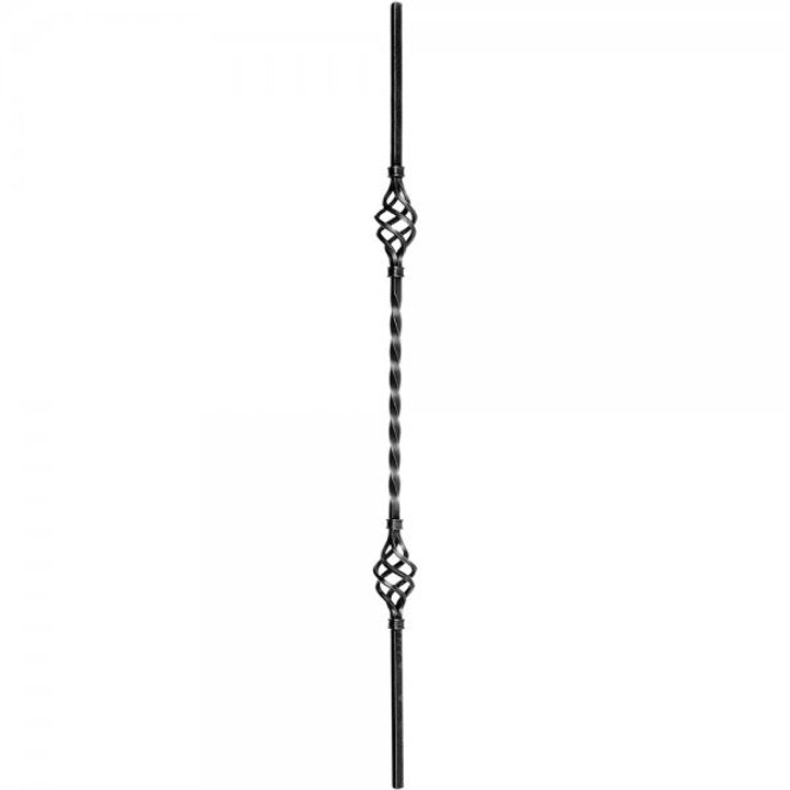 Solid Double Basket Single Twist 12mm