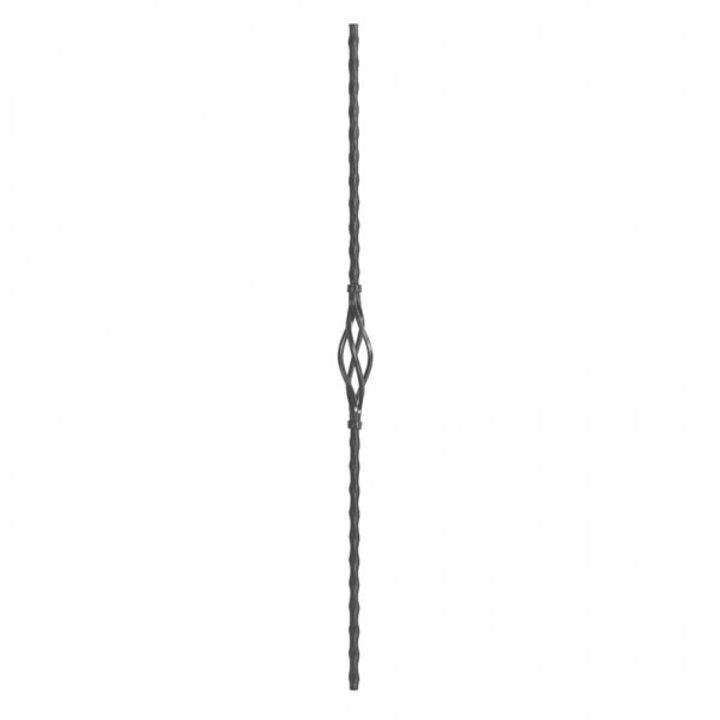Stretched Single 4Part Basket Hammered