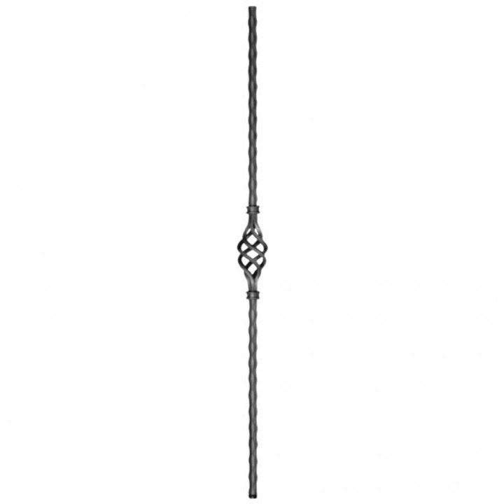Single 4Part Basket Double Twist Hammered