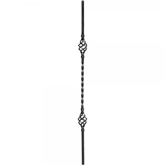 Solid Double Basket Single Twist 12mm