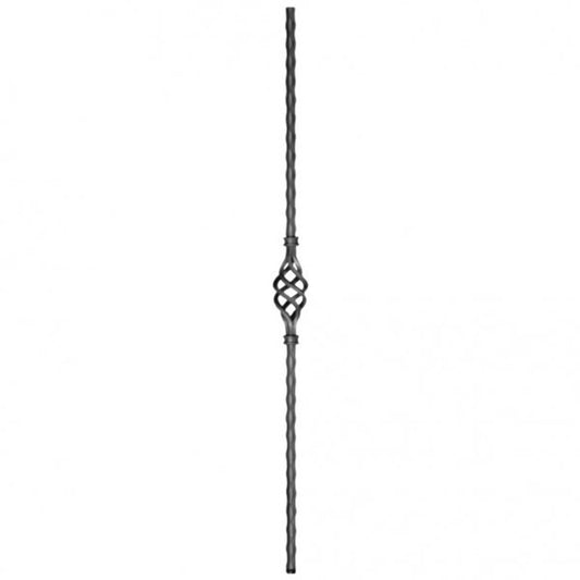 Single 4Part Basket Double Twist Hammered